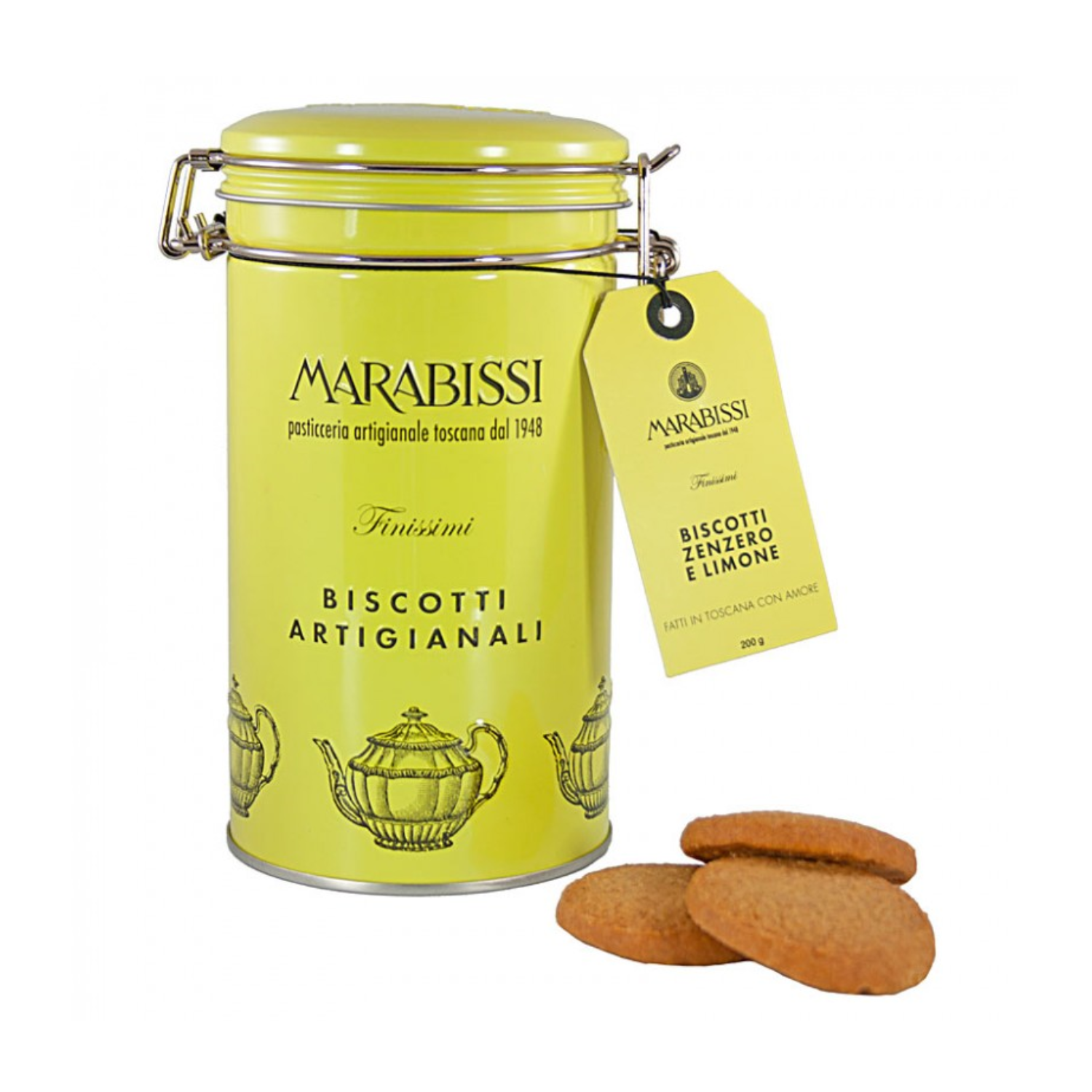 Marabissi - Biscotti Artigianali  Gusto Zenzero e Limone – Il Piacere del  Tè